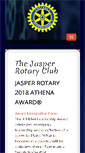 Mobile Screenshot of jasperrotary.com